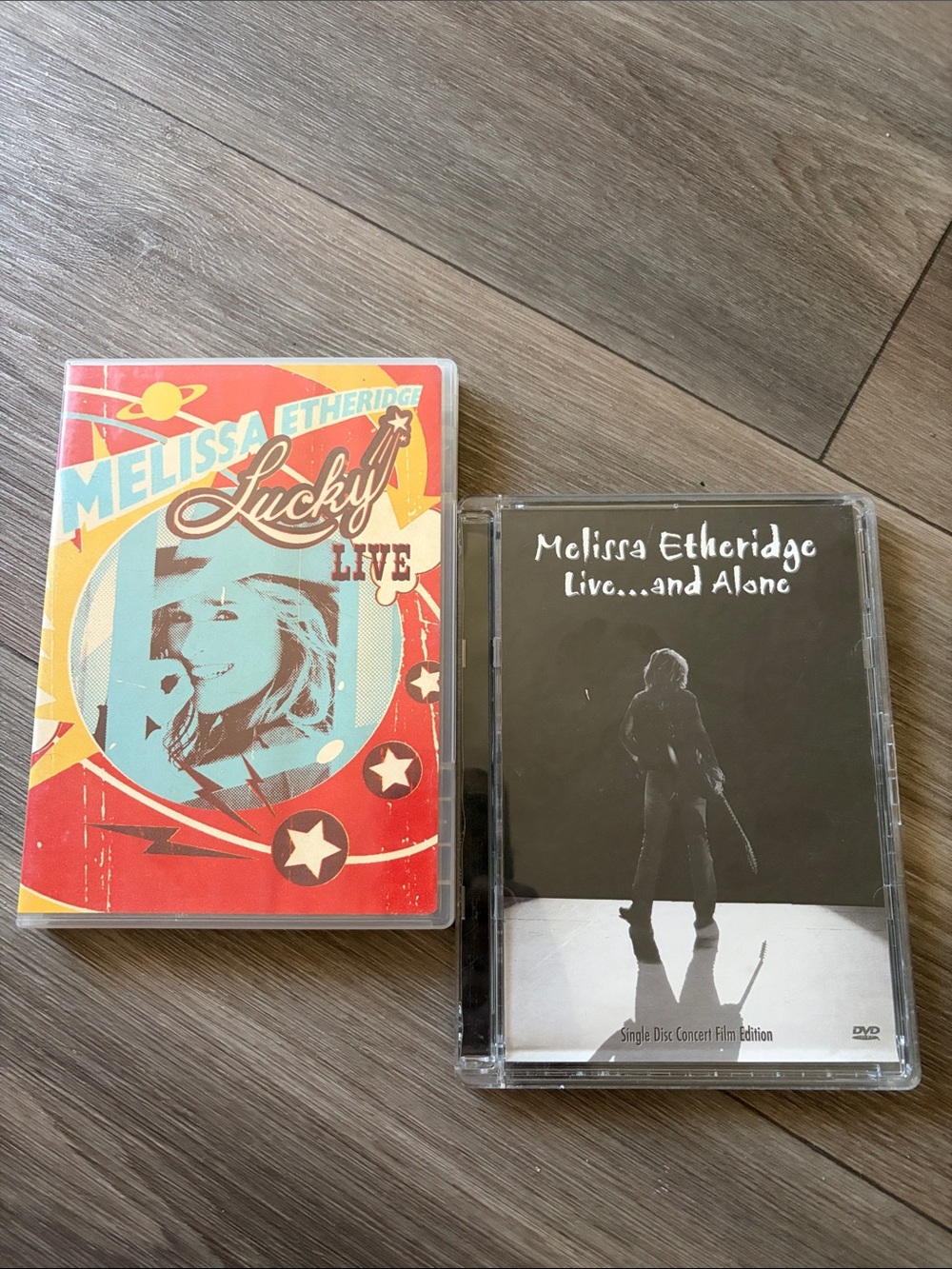 Melissa Etheridge Lucky Live & Live…and Alone DVD set